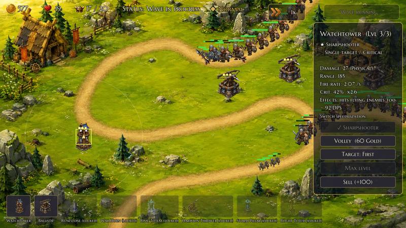 Capture d'écran: Midgard · amélioration en plein combat