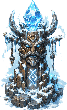 Totem de givre